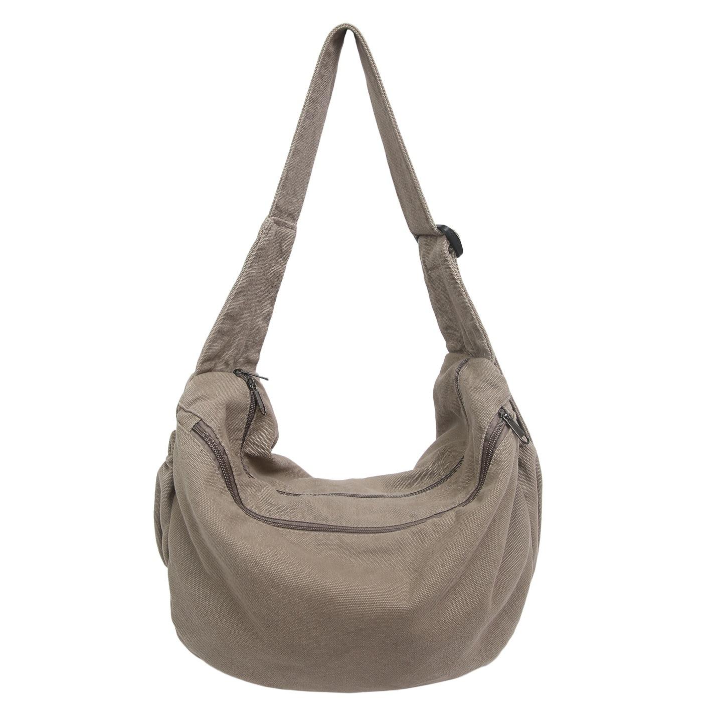 Literary and artistic solid color canvas bag, high-end messenger bag, women s large-capacity commuter sports shoulder bag, versatile women s dumpling серый
Literary and artistic solid color canvas bag, high-end messenger bag, women s large-capacity commuter sports shoulder bag, versatile women s dumpling серый