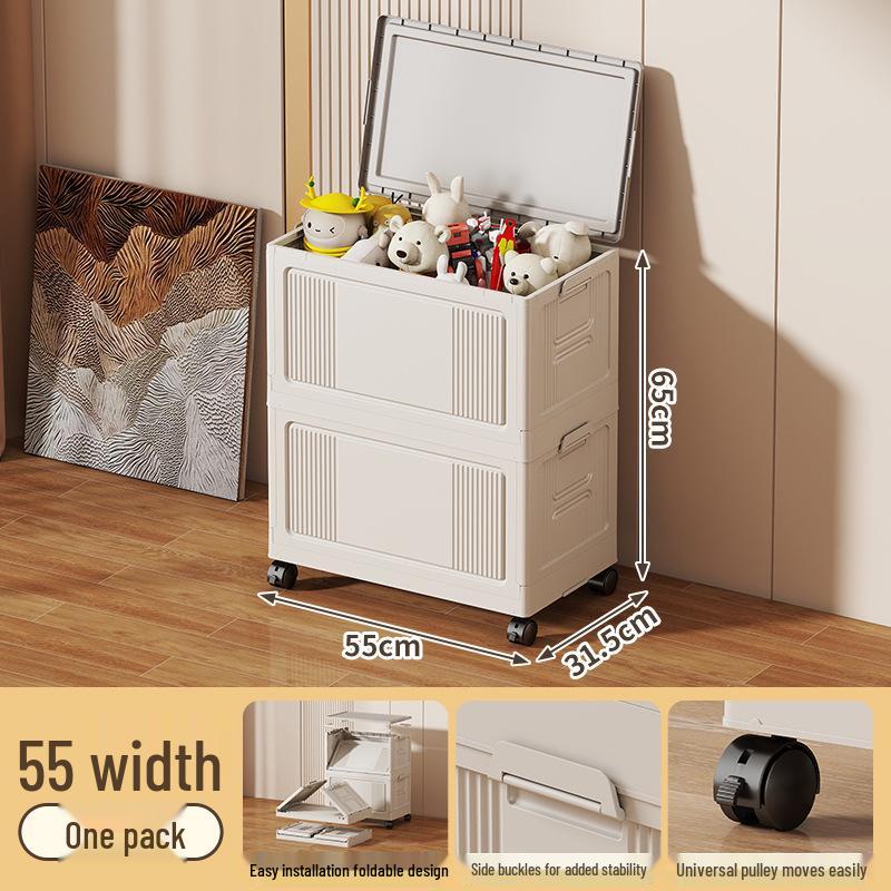 Large Capacity Kids Toy & Snack Storage Box with Baby Doll Plush Design White Gray
Large Capacity Kids Toy & Snack Storage Box with Baby Doll Plush Design White Gray