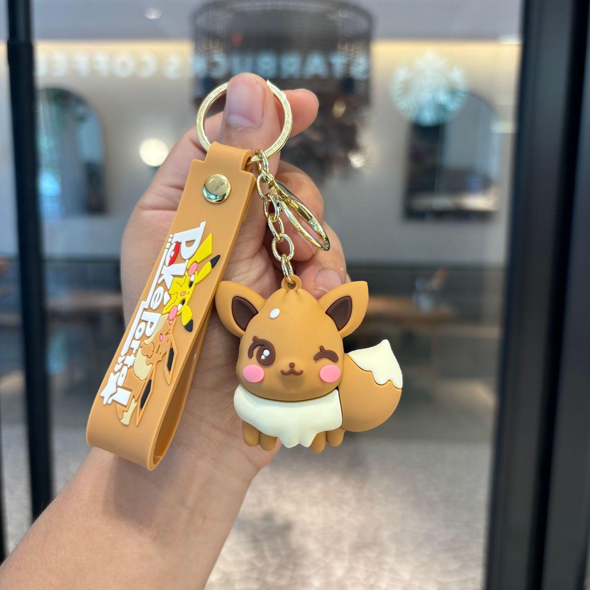 Pokémon Eevee Family Keychain Gift Set, Complete Evolution PVC Keychain with Official Pokéball Clip, Adorable Key Ring for Kid 1 pc
Pokémon Eevee Family Keychain Gift Set, Complete Evolution PVC Keychain with Official Pokéball Clip, Adorable Key Ring for Kid 1 pc