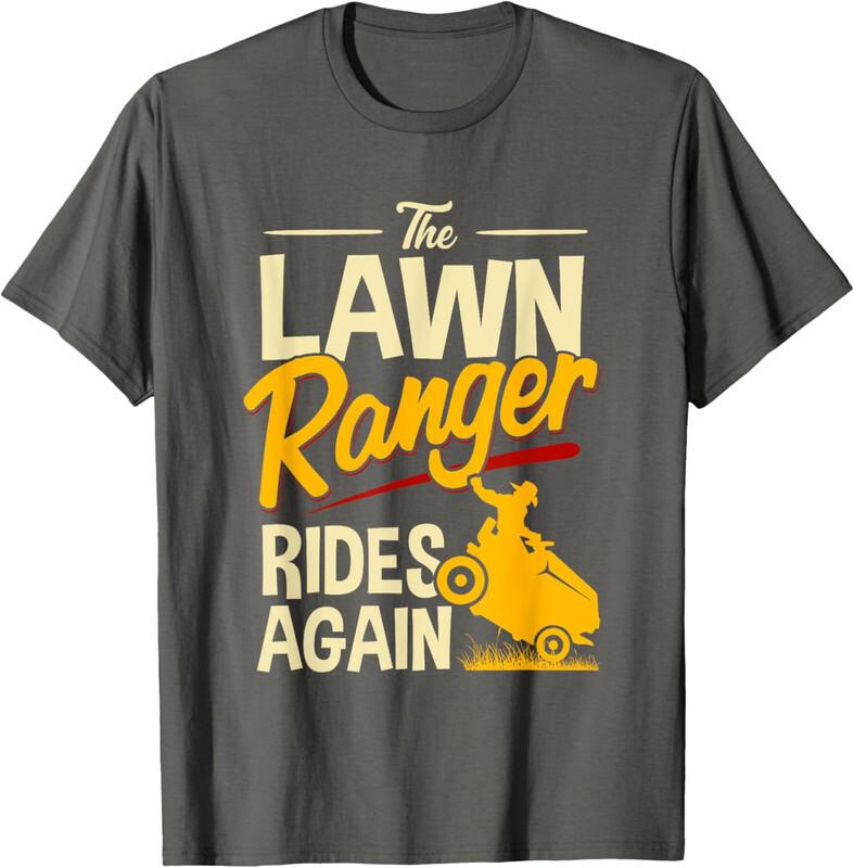 The Lawn Ranger Rides Again Funny Lawn Tractor Mowing Unisex T-Shirt 5XL різнокольоровий
The Lawn Ranger Rides Again Funny Lawn Tractor Mowing Unisex T-Shirt 5XL різнокольоровий