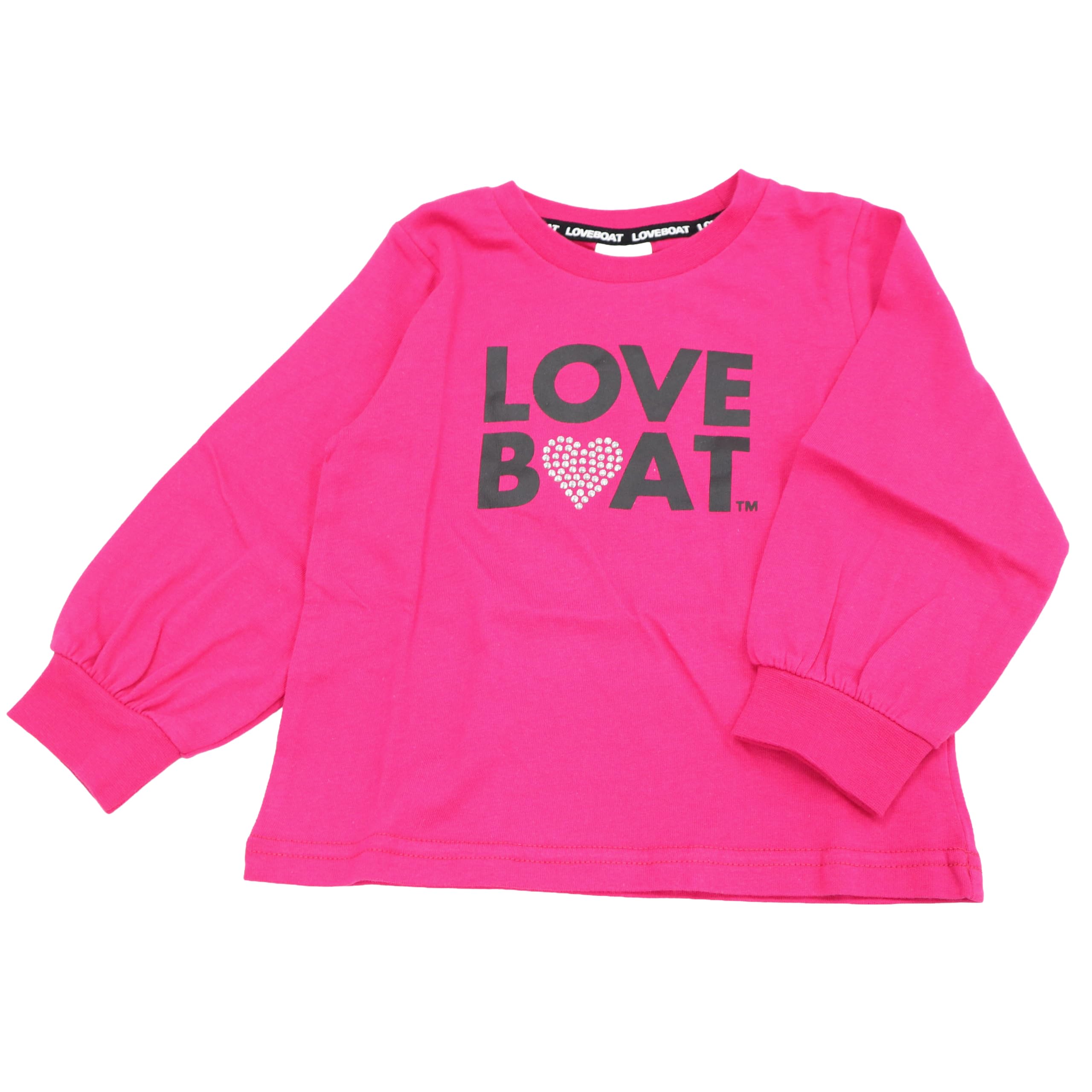 Takihyo LOVE BOAT Long Sleeve T-Shirt with Logo and Rhinestones, Pink, Size 120
Takihyo LOVE BOAT Long Sleeve T-Shirt with Logo and Rhinestones, Pink, Size 120