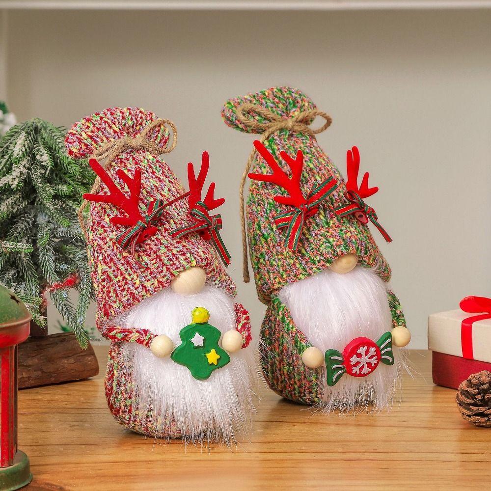 Antler Christmas Faceless Gnome Doll Merry Christmas Decoration New Year Festival Gifts
Antler Christmas Faceless Gnome Doll Merry Christmas Decoration New Year Festival Gifts