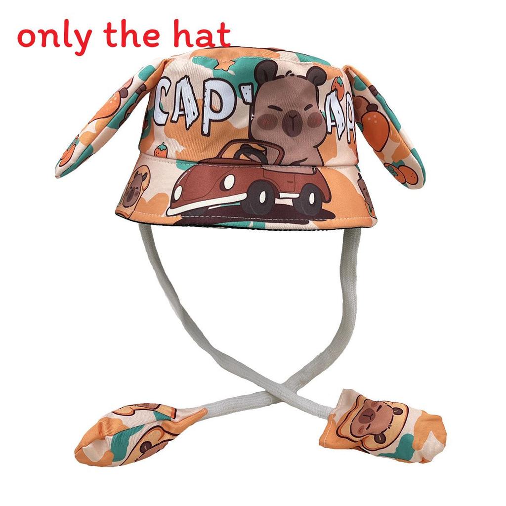 Cartoon Fisherman Hat For Kids With 3d Ears And Stitch Spider Man Print Design Summer Sun Protection Cotton Polyester Style1
Cartoon Fisherman Hat For Kids With 3d Ears And Stitch Spider Man Print Design Summer Sun Protection Cotton Polyester Style1