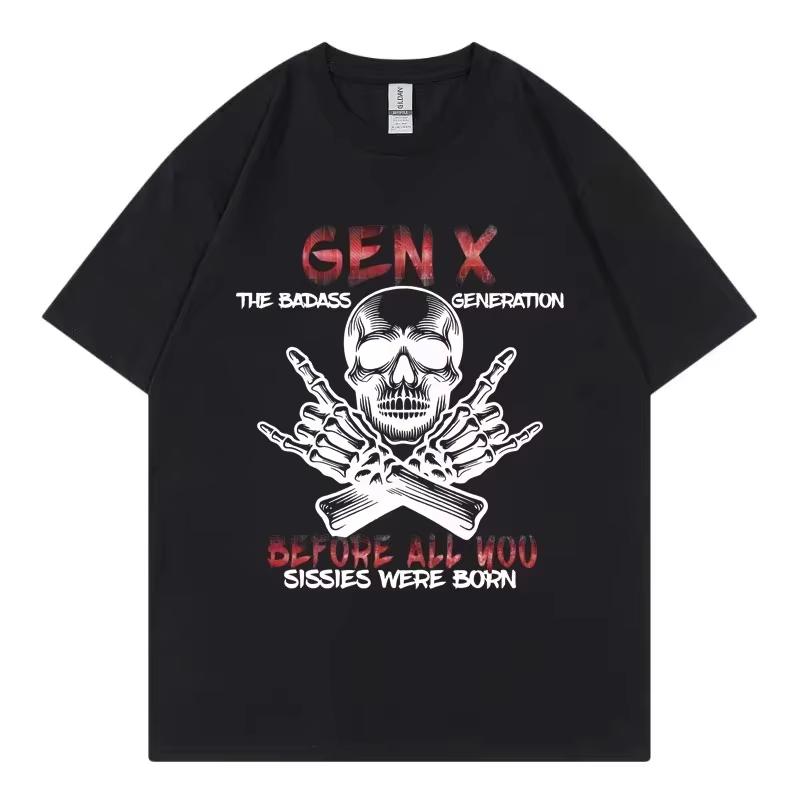 Funny Skull Men s Women Gothic Vintage Short Sleeve T-shirts The Badass Generation Meme T-shirt Fashion Casual Oversized T Sh... 5XL різнокольоровий
Funny Skull Men s Women Gothic Vintage Short Sleeve T-shirts The Badass Generation Meme T-shirt Fashion Casual Oversized T Sh... 5XL різнокольоровий