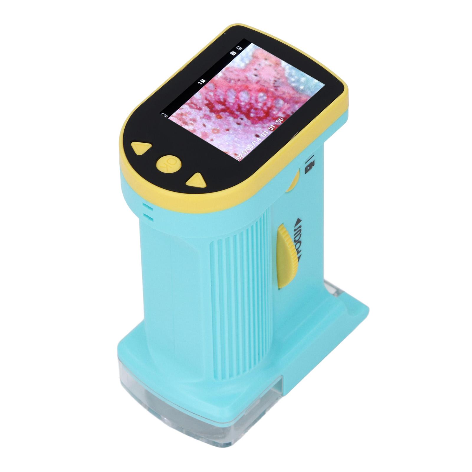 Дитячий портативний мікроскоп зі світлодіодним підсвічуванням, регульованою яскравістю та підсвічуванням відеозйомки, міні-кишеньковий синій
Дитячий портативний мікроскоп зі світлодіодним підсвічуванням, регульованою яскравістю та підсвічуванням відеозйомки, міні-кишеньковий синій