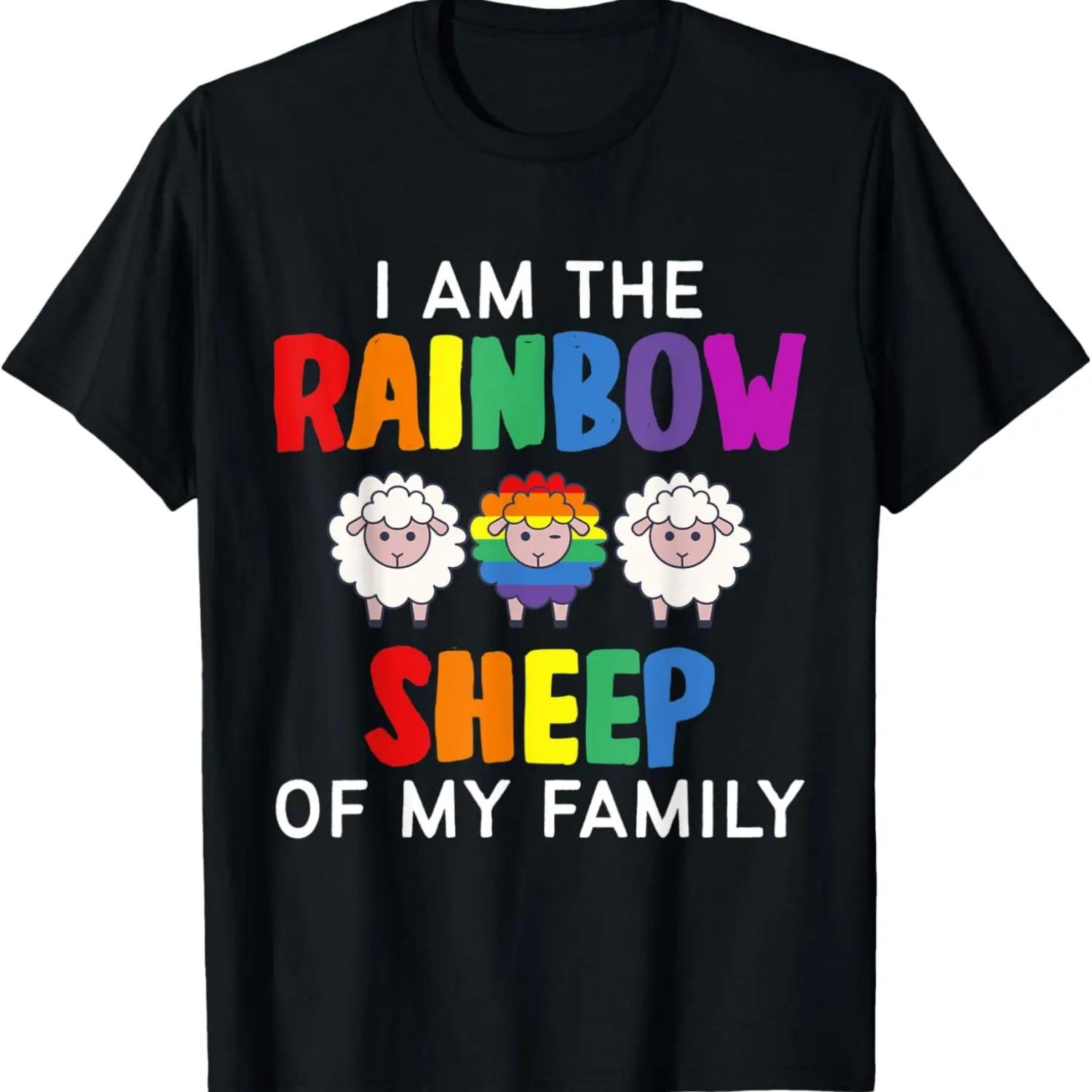I Am The Rainbow Sheep Of My Family - LGBT LGBTQ Gay Pride T-Shirt XXXXXL чорний
I Am The Rainbow Sheep Of My Family - LGBT LGBTQ Gay Pride T-Shirt XXXXXL чорний