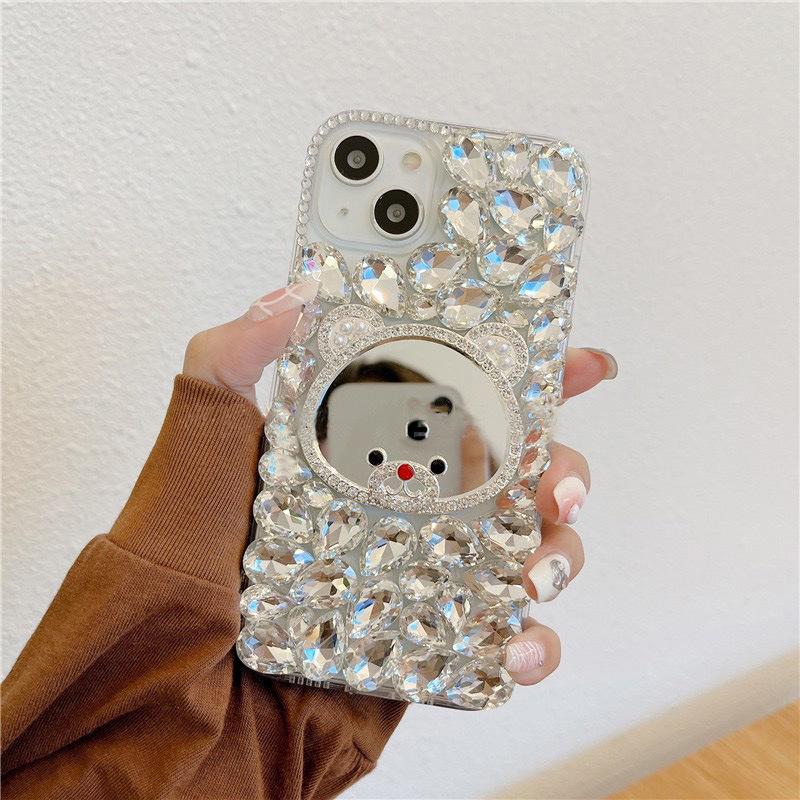 For Samsung S24ultra Phone Case for S23plus Love Bear Rabbit Mirror S22 Handheld Rope 20 Rhinestones For Samsung note20ultra
For Samsung S24ultra Phone Case for S23plus Love Bear Rabbit Mirror S22 Handheld Rope 20 Rhinestones For Samsung note20ultra