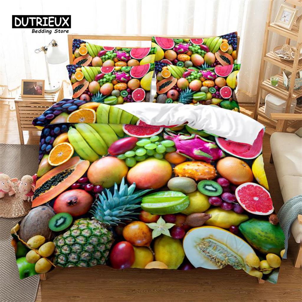 Fruits Duvet Cover Set, Fashion Bedding Set, Soft Comfortable Breathable Duvet Cover, For Bedroom Guest Room Decor EU single(135x200cm)
Fruits Duvet Cover Set, Fashion Bedding Set, Soft Comfortable Breathable Duvet Cover, For Bedroom Guest Room Decor EU single(135x200cm)