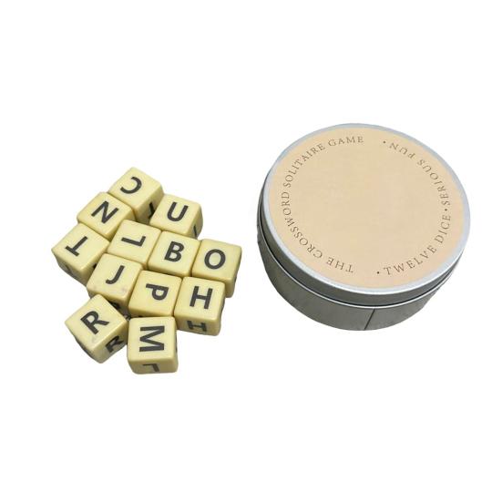 Кроссворд-пасьянс с 12 буквенными костями Портативная детская взрослая семейная образовательная настольная игра
Кроссворд-пасьянс с 12 буквенными костями Портативная детская взрослая семейная образовательная настольная игра