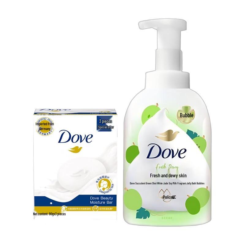 Набор Dove Пена для ванны с виноградом и соевым молоком и мыло
Набор Dove Пена для ванны с виноградом и соевым молоком и мыло