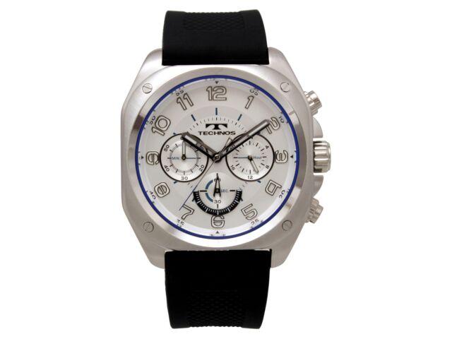 TECHNOS Watch Chronograph T8B43SS Мужские черные силиконовые часы с корпусом из нержавеющей стали НОВЫЕ
TECHNOS Watch Chronograph T8B43SS Мужские черные силиконовые часы с корпусом из нержавеющей стали НОВЫЕ