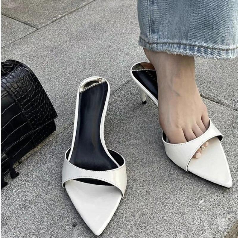 Fashion Summer Fashion High Heel Women Slippers Gladiator Sandals Cozy Patent Leather Pointed Toe Slip-On Slides Shoes Mules 35 белый
Fashion Summer Fashion High Heel Women Slippers Gladiator Sandals Cozy Patent Leather Pointed Toe Slip-On Slides Shoes Mules 35 белый
