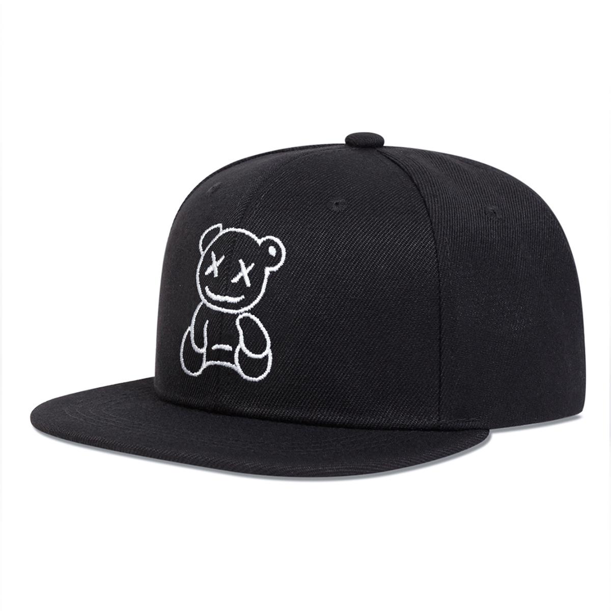 Детская модная бейсболка с вышивкой в виде медведя для улицы, кепка Snapback для мальчиков и девочек, кепки с плоским верхом, шляпы от солнца чёрный
Детская модная бейсболка с вышивкой в виде медведя для улицы, кепка Snapback для мальчиков и девочек, кепки с плоским верхом, шляпы от солнца чёрный