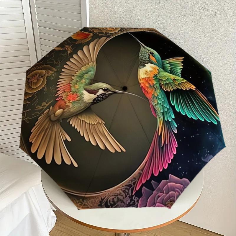 1pc Hummingbird Floral Night Sky Umbrella with Plastic Handle,Suitable for All Seasons Home Travel Outdoor UmbrellaDD543
1pc Hummingbird Floral Night Sky Umbrella with Plastic Handle,Suitable for All Seasons Home Travel Outdoor UmbrellaDD543