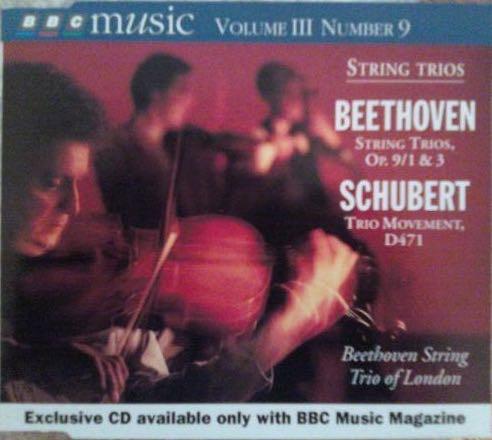 CD ЛЮДВИГ ВАН БЕТХОВЕН / ФРАНЦ ШУБЕРТ - Струнные трио (Струнные трио, соч.. 9/1 BBCMM133 BBC Music Magaz 1995 UK Классика Б/У
CD ЛЮДВИГ ВАН БЕТХОВЕН / ФРАНЦ ШУБЕРТ - Струнные трио (Струнные трио, соч.. 9/1 BBCMM133 BBC Music Magaz 1995 UK Классика Б/У
