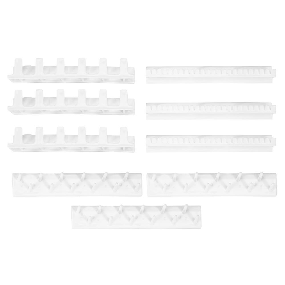 9 шт. Білий колір Тримач для ювелірних виробів Пластиковий Настінний Дисплей Вішалка для намиста Організація аксесуарів 9pcs
9 шт. Білий колір Тримач для ювелірних виробів Пластиковий Настінний Дисплей Вішалка для намиста Організація аксесуарів 9pcs