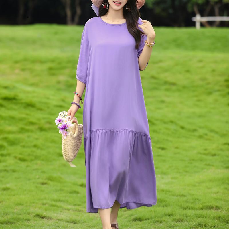 Women s Floral Print Maxi Dress, Tie Waist 3/4 Sleeve Casual Summer Dress (XL-5XL) 5XL фіолетовий
Women s Floral Print Maxi Dress, Tie Waist 3/4 Sleeve Casual Summer Dress (XL-5XL) 5XL фіолетовий