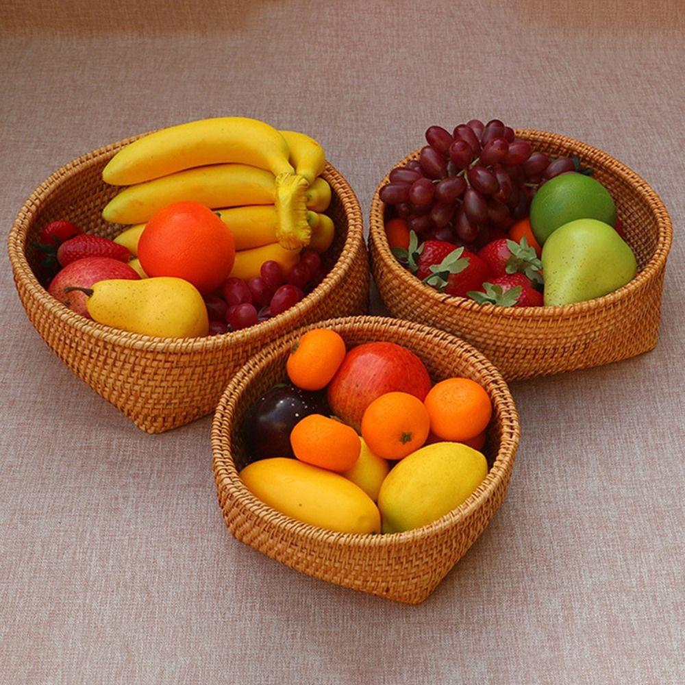 Universal Rattan Fruit Baskets Rattan Restaurant Serving Bread Wicker Baskets for Fruit Vegetables 21x8cm
Universal Rattan Fruit Baskets Rattan Restaurant Serving Bread Wicker Baskets for Fruit Vegetables 21x8cm