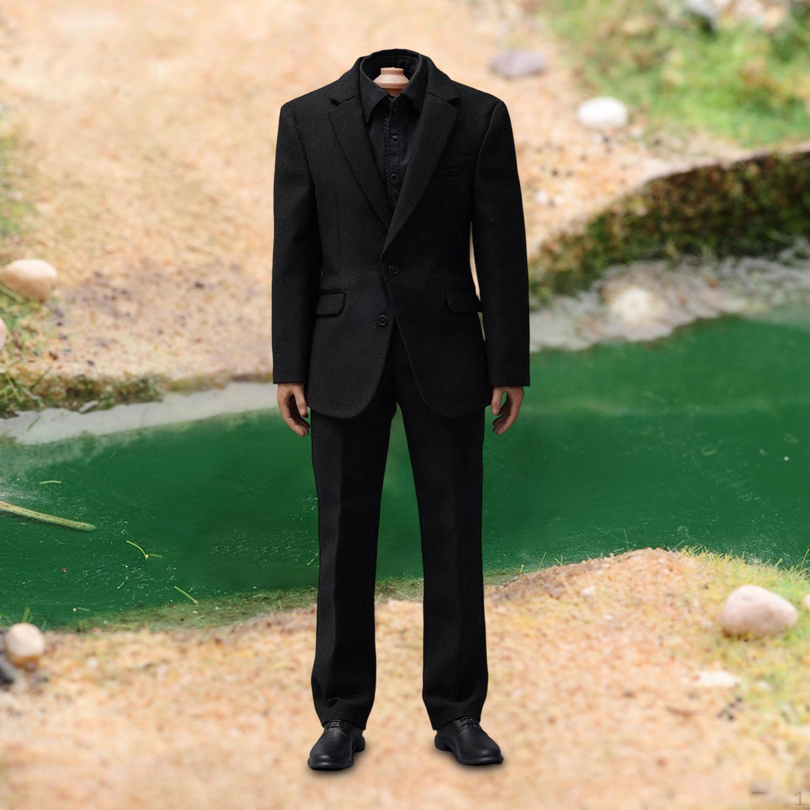 1/6 Scale Action Figure Clothes Male Doll Costume Miniature Model Accessories Movable Set Black
1/6 Scale Action Figure Clothes Male Doll Costume Miniature Model Accessories Movable Set Black