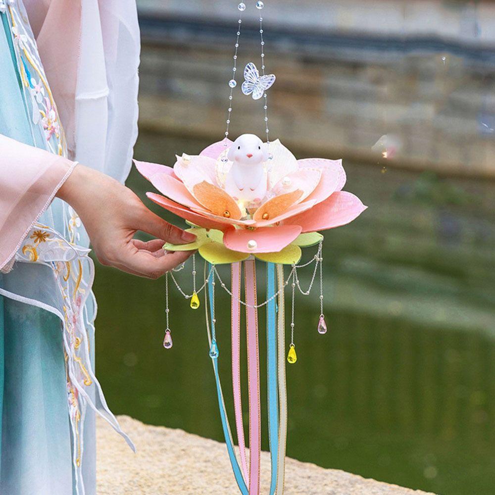 Handheld DIY MidAutumn Festival Lantern Blossom Rabbit Lotus Lantern Festival Gift yellow-No Rabbit
Handheld DIY MidAutumn Festival Lantern Blossom Rabbit Lotus Lantern Festival Gift yellow-No Rabbit