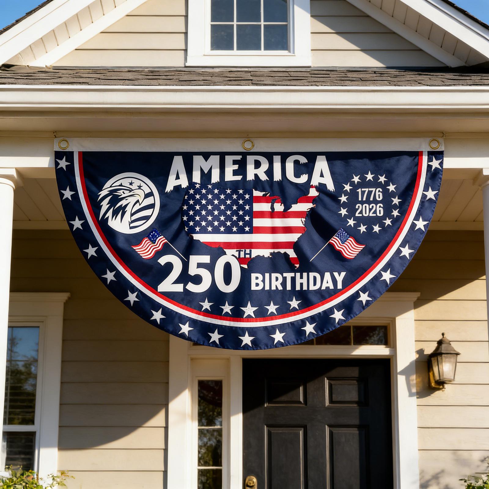 Флаг США к 250-летию, садовый флаг для украшения One Size
Флаг США к 250-летию, садовый флаг для украшения One Size