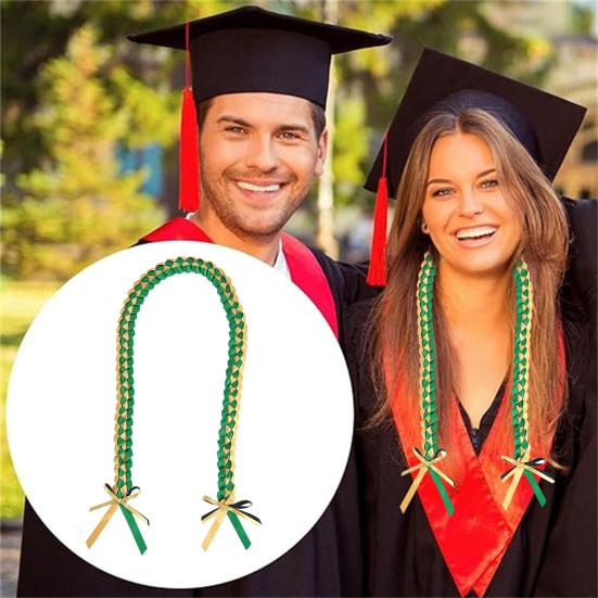 Yousheng 2025 Graduation Lei Handmade Double Braided Ribbon Lei Necklace Class of 2025 Grad Gifts for High School College Graduation Party Accessories
Yousheng 2025 Graduation Lei Handmade Double Braided Ribbon Lei Necklace Class of 2025 Grad Gifts for High School College Graduation Party Accessories