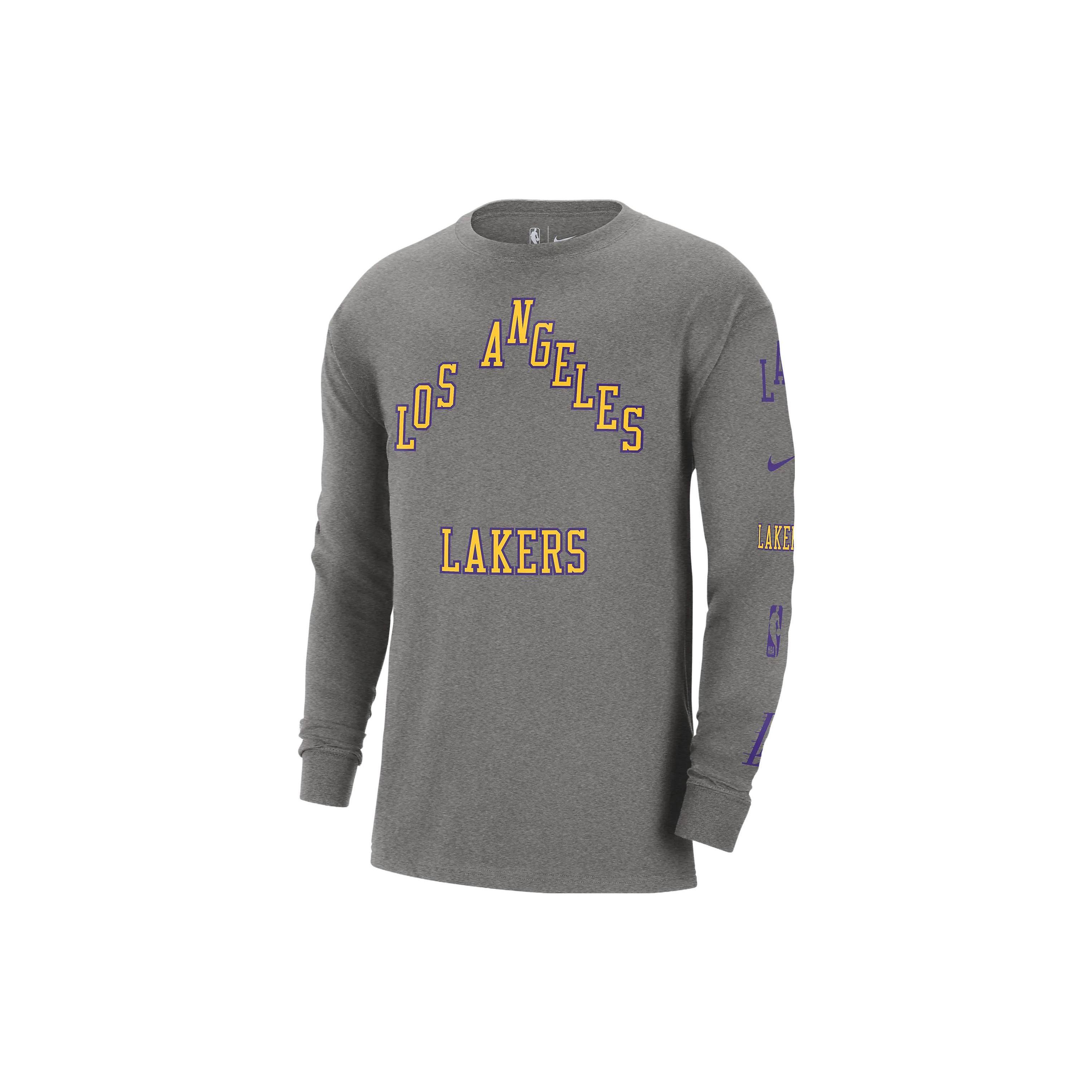 Nike Los Angeles Lakers 2023/24 City Edition Letter Print Crew Neck Long Sleeve T-Shirt Men Tops Gray FN1111-063 L
Nike Los Angeles Lakers 2023/24 City Edition Letter Print Crew Neck Long Sleeve T-Shirt Men Tops Gray FN1111-063 L