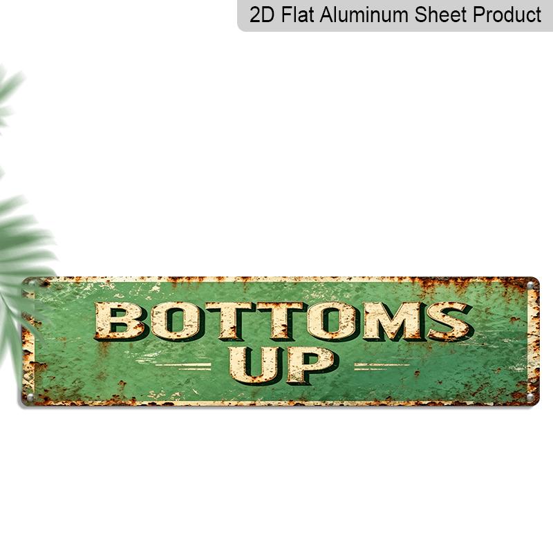 2D Flat, 1pc Funny Vintage Bottoms Up Retro Beer-Themed Aluminium Decorative Sign - 15.7×3.94inch Rustic Outdoor/ Wall Plaque with Aged Green 40cm x 10cm
2D Flat, 1pc Funny Vintage Bottoms Up Retro Beer-Themed Aluminium Decorative Sign - 15.7×3.94inch Rustic Outdoor/ Wall Plaque with Aged Green 40cm x 10cm