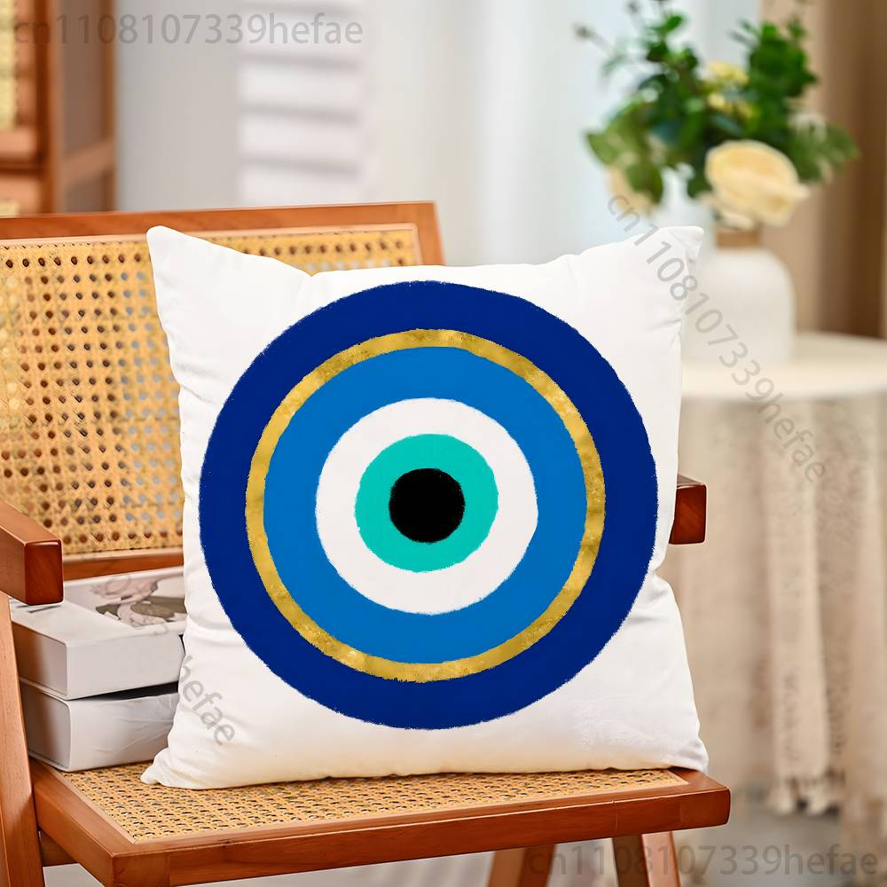 Lucky Blue Evil Eye Print Polyester Pillow Case for Valentine gift Home Sofa Cushion Cover Decoration Custom 30x30cm
Lucky Blue Evil Eye Print Polyester Pillow Case for Valentine gift Home Sofa Cushion Cover Decoration Custom 30x30cm