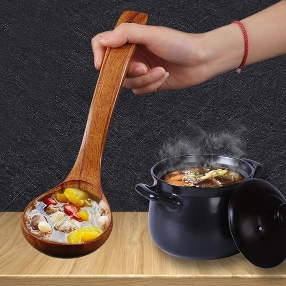 1PC Cooking Kitchen Long Handle Wooden Spoon Dessert Rice Soup Spoon Teaspoon Spoons Wood Spoon Kitchen Accessories Home Gadgets
1PC Cooking Kitchen Long Handle Wooden Spoon Dessert Rice Soup Spoon Teaspoon Spoons Wood Spoon Kitchen Accessories Home Gadgets