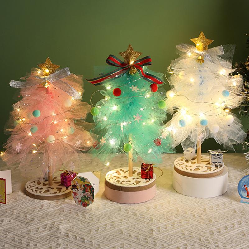 Christmas Handmade DIY Material Luminous Mesh Xmas Tree LED Light DIY Material Package Christmas Party Desktop Decor Kid Gift
Christmas Handmade DIY Material Luminous Mesh Xmas Tree LED Light DIY Material Package Christmas Party Desktop Decor Kid Gift