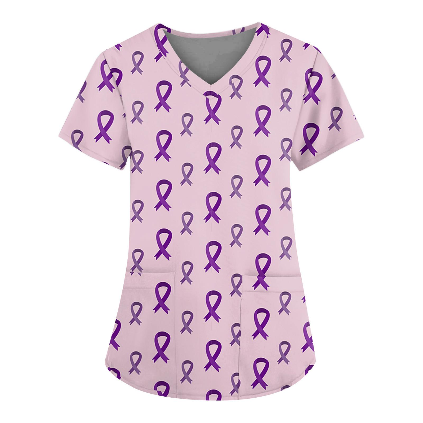 Женские топы с короткими рукавами и v-образным вырезом с цветочным принтом, рабочая униформа, карманная блузка XL фиолетовый
Женские топы с короткими рукавами и v-образным вырезом с цветочным принтом, рабочая униформа, карманная блузка XL фиолетовый