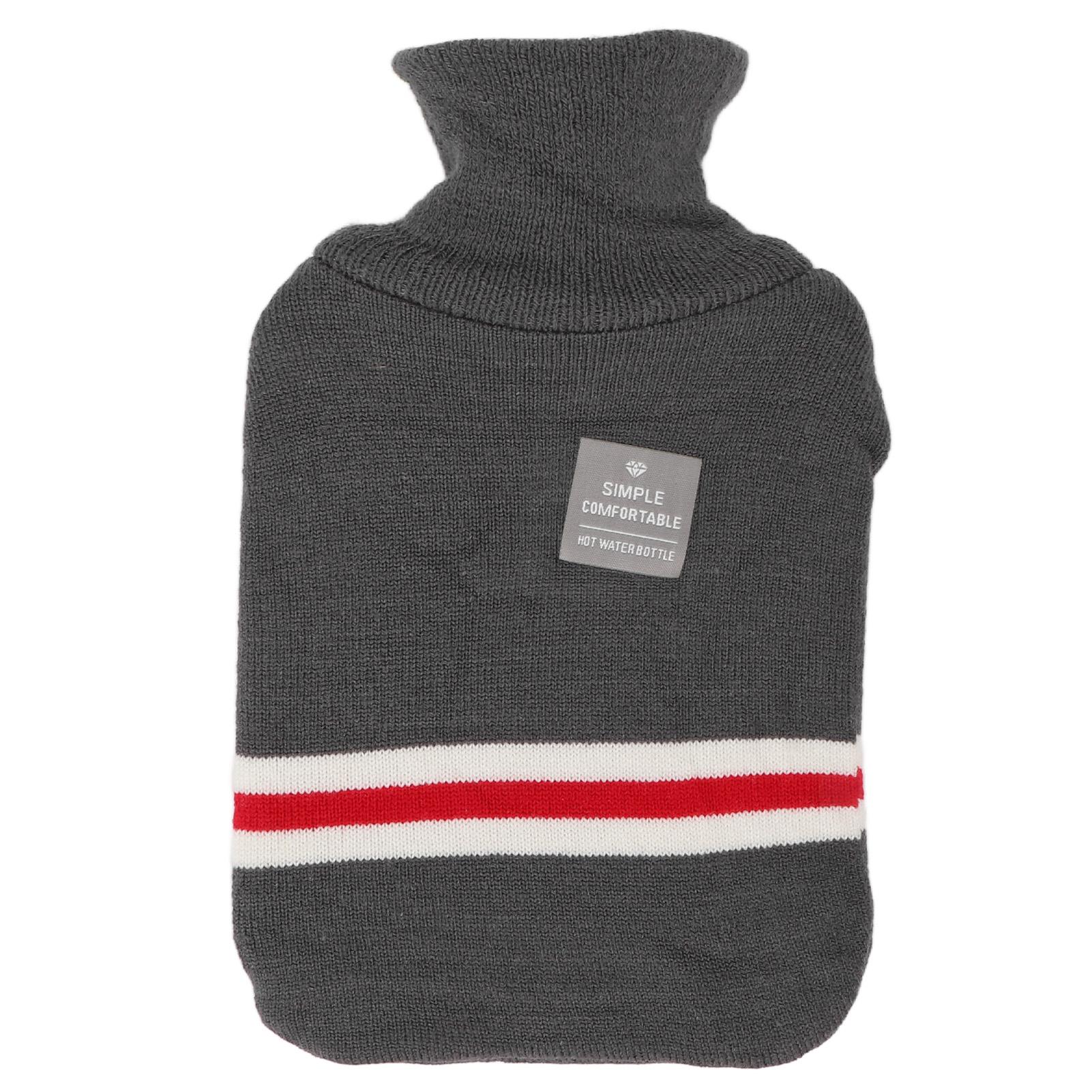 Бутылка для горячей воды 1000 мл, горячий/холодный компресс, портативная грелка для горячей воды с темно-серой вязаной крышкой для
Бутылка для горячей воды 1000 мл, горячий/холодный компресс, портативная грелка для горячей воды с темно-серой вязаной крышкой для