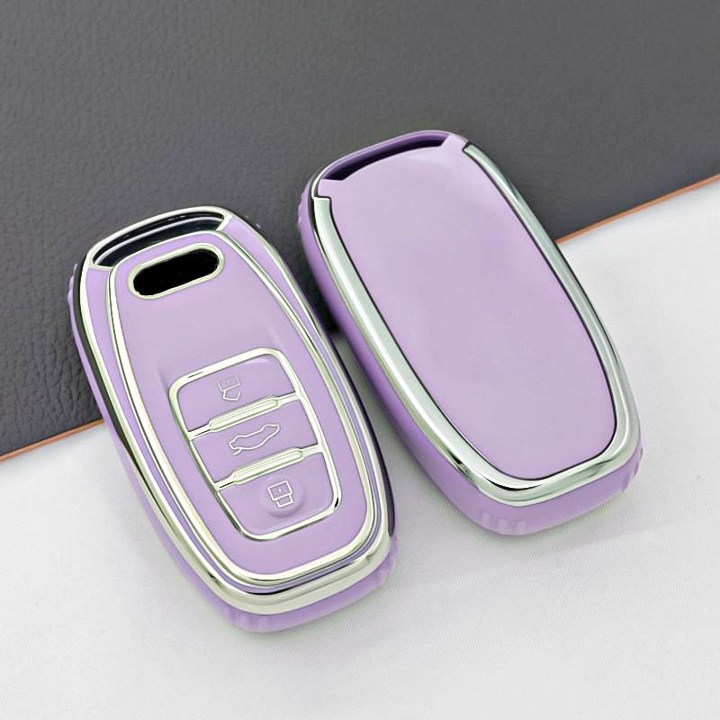 М який TPU автомобільний пульт дистанційного ключа Чохол-тримач Shell Fob для A1 A3 8V A4 B8 B9 A5 A6 C7 A7 A8 Q3 Q5 Q7 S4 S6 S7 S8 R8 TT аксесуари фіолетовий
М який TPU автомобільний пульт дистанційного ключа Чохол-тримач Shell Fob для A1 A3 8V A4 B8 B9 A5 A6 C7 A7 A8 Q3 Q5 Q7 S4 S6 S7 S8 R8 TT аксесуари фіолетовий