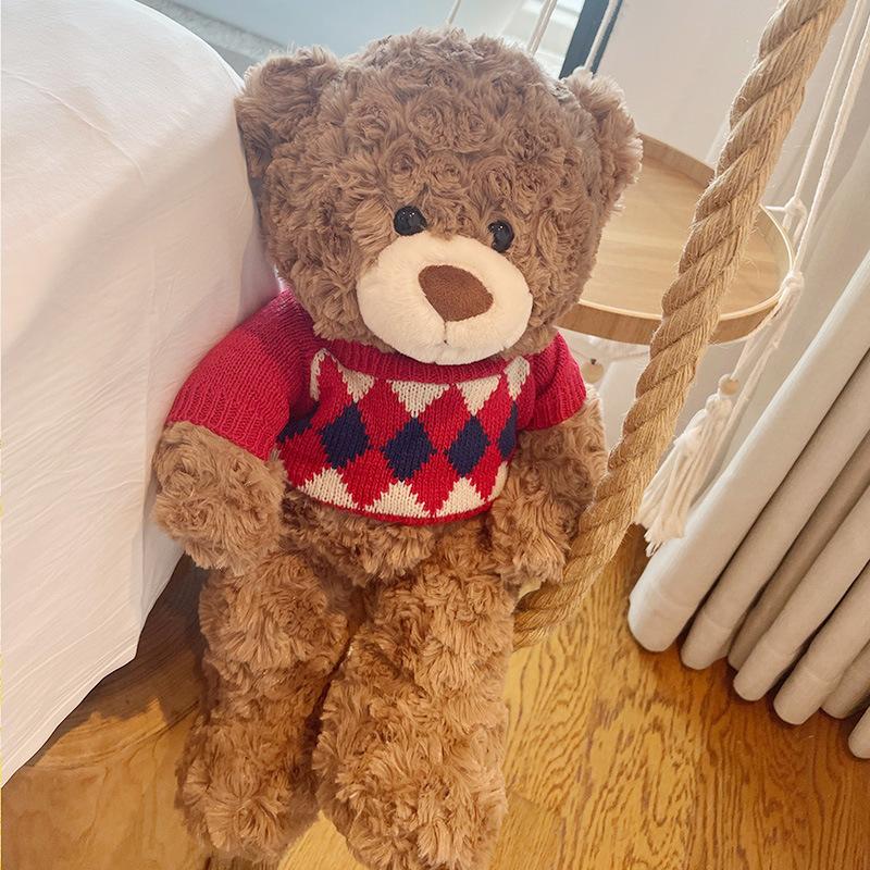 Doll Plush Toy Rag Doll Press Bed Bear Doll Large Birthday Gift Wedding Total length 40cm червоний
Doll Plush Toy Rag Doll Press Bed Bear Doll Large Birthday Gift Wedding Total length 40cm червоний