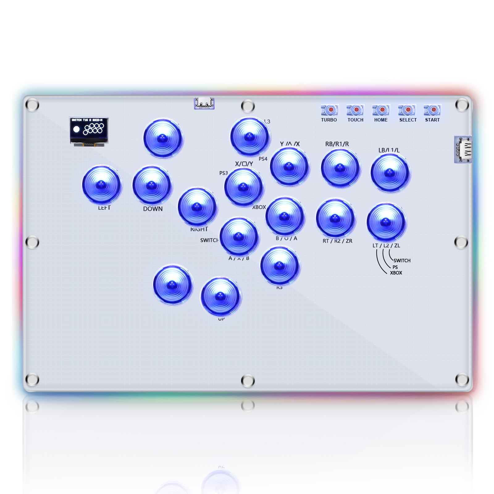 ITEFDTUTNE Leverless 16 Can Be Knee No Wide Top RGB LED Hot Turbo Fire SOCD For Fighting Ultra Upgraded Version Released in Compatible with Switch
ITEFDTUTNE Leverless 16 Can Be Knee No Wide Top RGB LED Hot Turbo Fire SOCD For Fighting Ultra Upgraded Version Released in Compatible with Switch