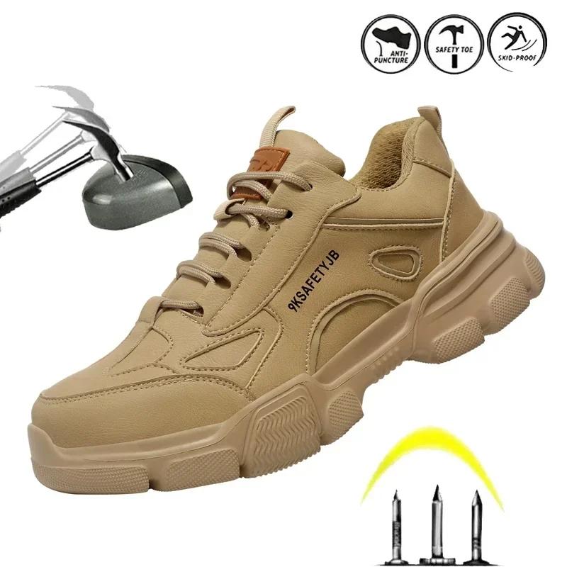 Модные мужские кроссовки, рабочая защитная обувь от проколов, мужская обувь со стальным носком, защитные ботинки, новые походные ботинки для активного отдыха 37-48 37 бежевый
Модные мужские кроссовки, рабочая защитная обувь от проколов, мужская обувь со стальным носком, защитные ботинки, новые походные ботинки для активного отдыха 37-48 37 бежевый