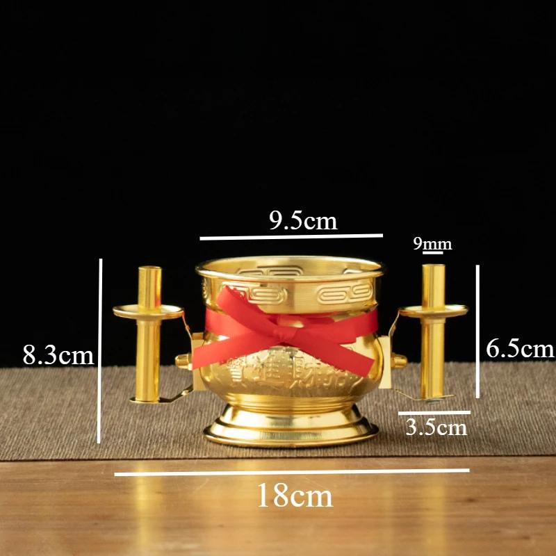 1pc Metal Incense Burner Ornament Temple Incense Burner Candlestick Buddha Hall Desktop Incense Burner Pray for Auspiciousness
1pc Metal Incense Burner Ornament Temple Incense Burner Candlestick Buddha Hall Desktop Incense Burner Pray for Auspiciousness