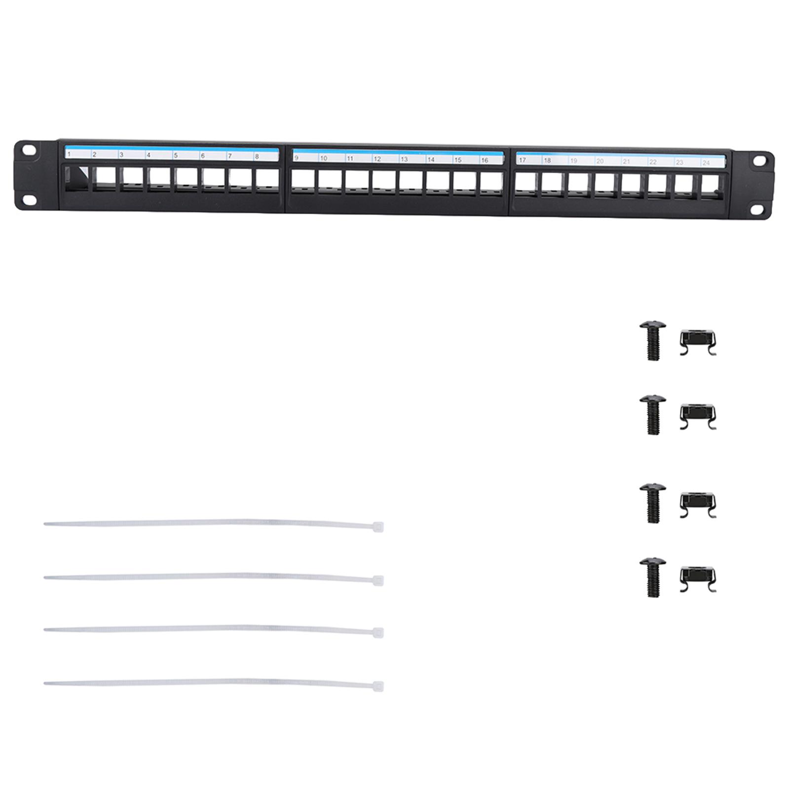 19Inch 24 Port Mountable Data Patch Panel CAT6 Network Cable Rack(Not Include Modules)
19Inch 24 Port Mountable Data Patch Panel CAT6 Network Cable Rack(Not Include Modules)