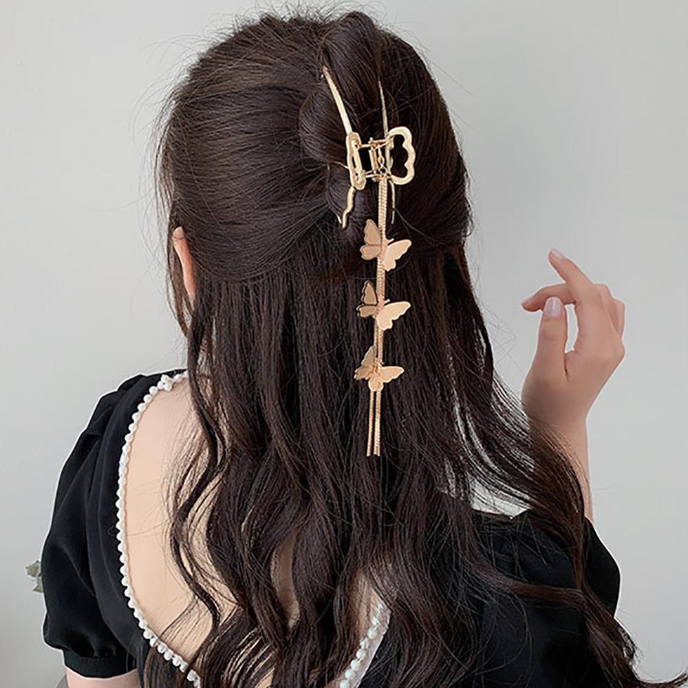 Tassel Pendant Bathing Women Party Hair Clips Butterfly Hair Claws Hair Accessories Crab Clips
Tassel Pendant Bathing Women Party Hair Clips Butterfly Hair Claws Hair Accessories Crab Clips