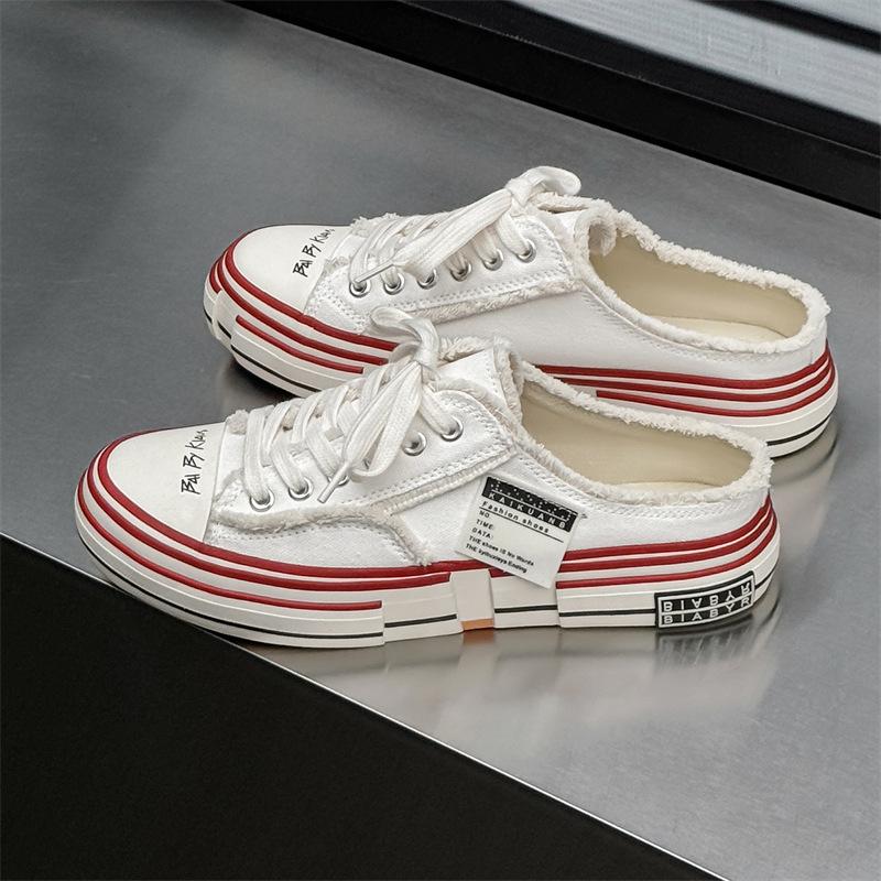 Half drag men s shoes trendy shoes low top beggar half drag canvas shoes boys black thick baseplate shoes men s cloth shoes 1130 44 білий
Half drag men s shoes trendy shoes low top beggar half drag canvas shoes boys black thick baseplate shoes men s cloth shoes 1130 44 білий