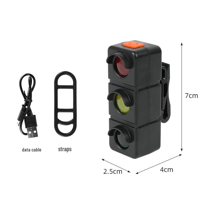 Rechargeable Mountain Bike 3-Color Taillight with Brake Sensor
Rechargeable Mountain Bike 3-Color Taillight with Brake Sensor