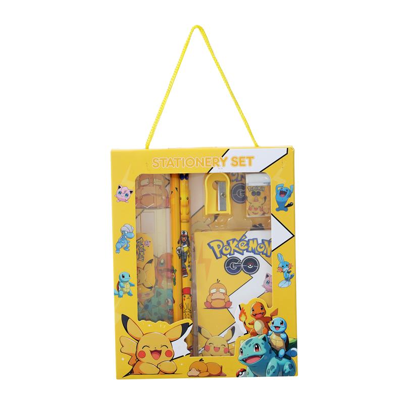 5pcs/Set Pokemon Pikachu Student Stationery Set Anime Kawaii Pencil Case Pencil Ruler Eraser Storage Bag Kids Birthday
5pcs/Set Pokemon Pikachu Student Stationery Set Anime Kawaii Pencil Case Pencil Ruler Eraser Storage Bag Kids Birthday