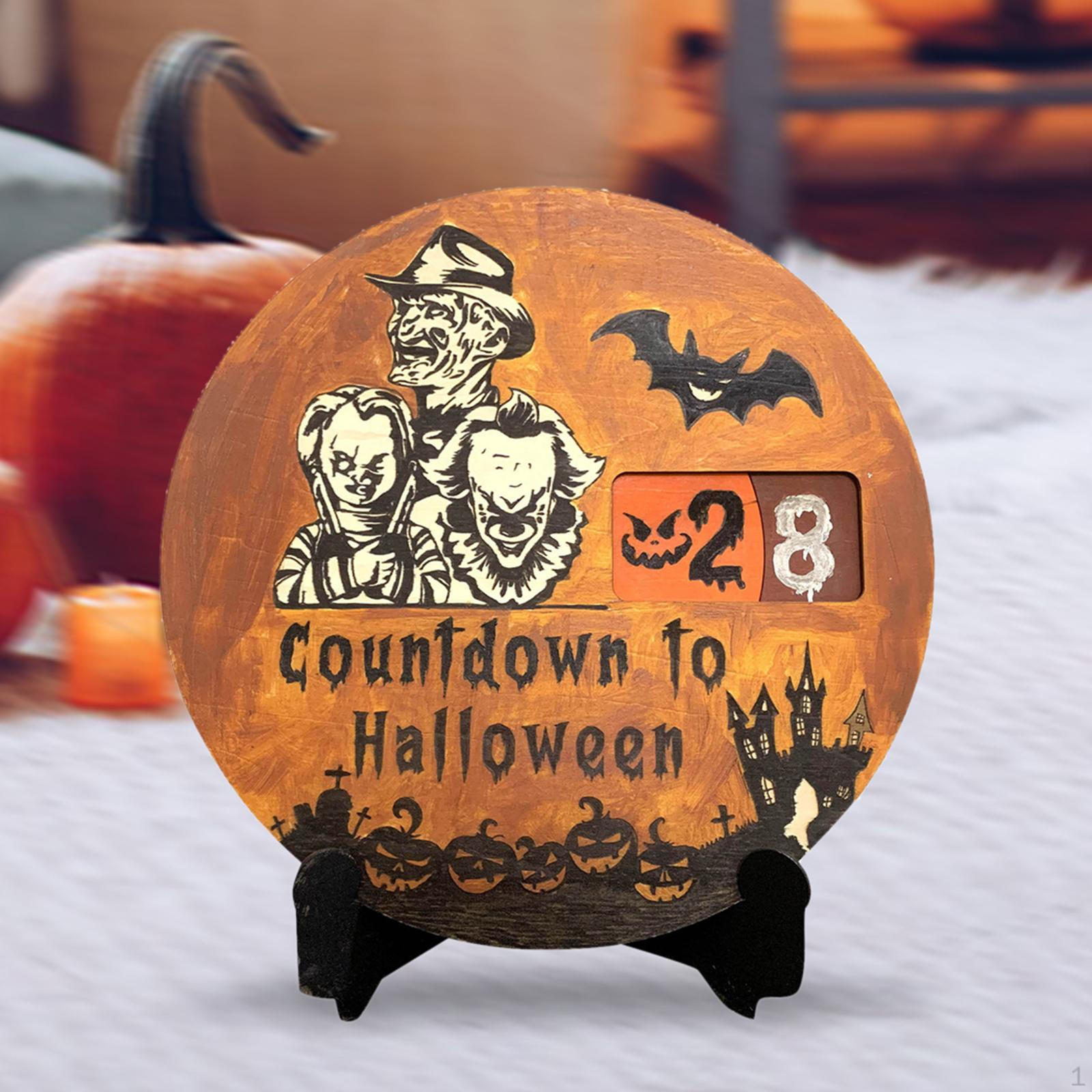 Halloween Ornament, Wooden Turntable, Party Gift, Round Decoration Pendants for Home Parties, Table
Halloween Ornament, Wooden Turntable, Party Gift, Round Decoration Pendants for Home Parties, Table
