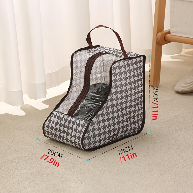 Travel Shoe Storage Bag Polyester Houndstooth Pattern Shoe Storage Bag Suitable for Storing Shoes Boots High Heels And Boots with Handle
Travel Shoe Storage Bag Polyester Houndstooth Pattern Shoe Storage Bag Suitable for Storing Shoes Boots High Heels And Boots with Handle