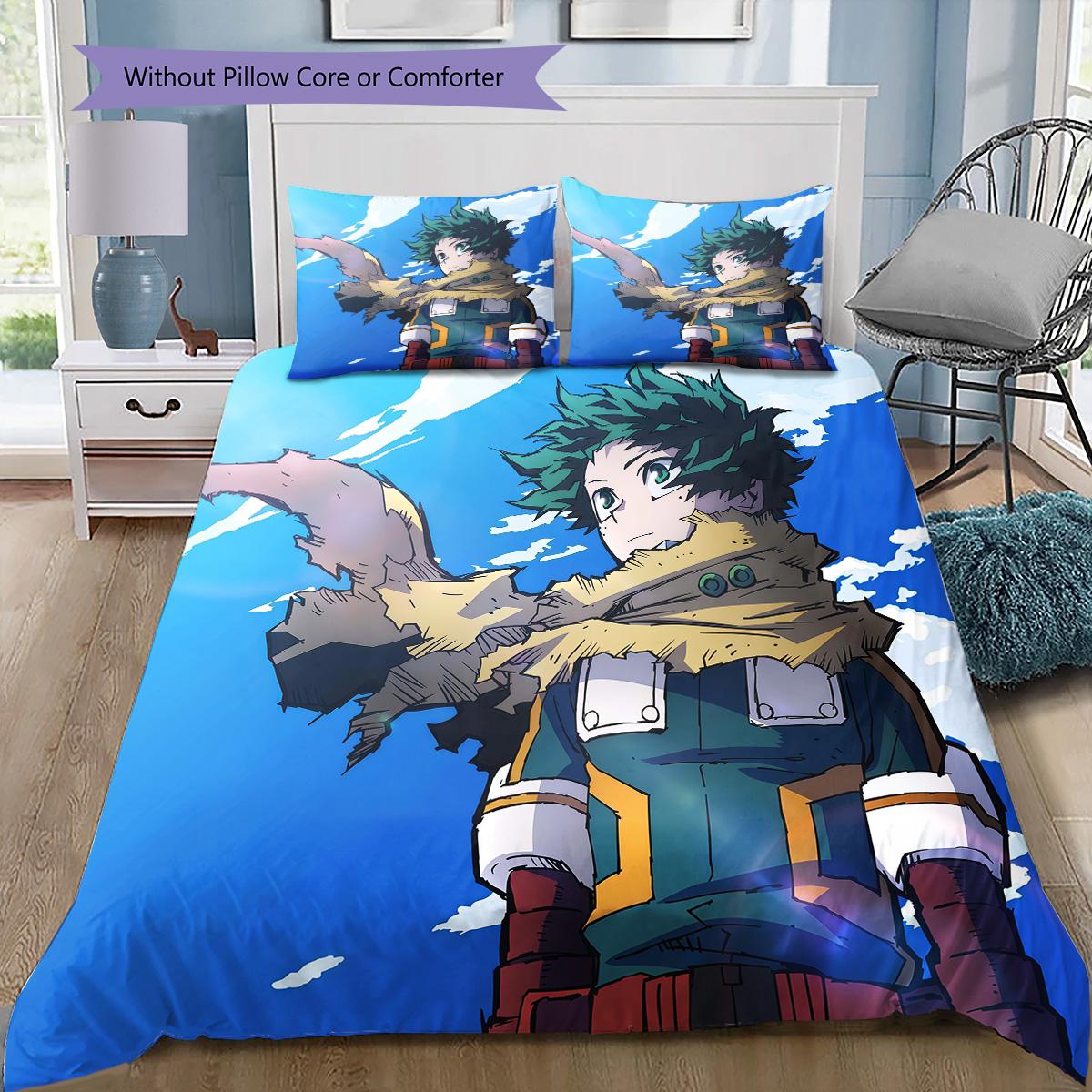 My Hero Academia Izuku Midoriya Bedding Set, 1 Duvet Cover & 2 Pillowcases, Cozy Bedroom, Great Gift for Anime Fans 135x200cm
My Hero Academia Izuku Midoriya Bedding Set, 1 Duvet Cover & 2 Pillowcases, Cozy Bedroom, Great Gift for Anime Fans 135x200cm