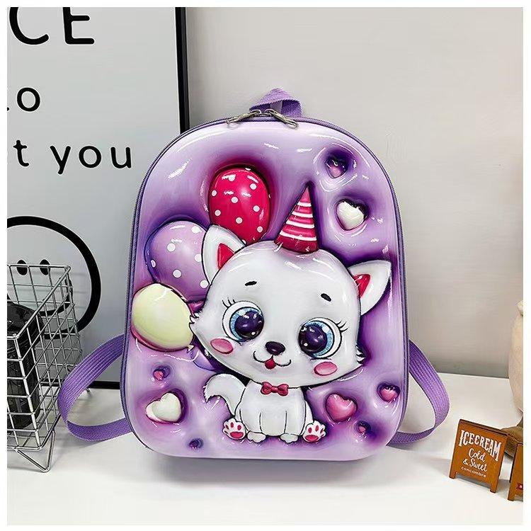 Children s school bag backpack cute cartoon fashion backpack hard shell 3D kindergarten school bag
Children s school bag backpack cute cartoon fashion backpack hard shell 3D kindergarten school bag