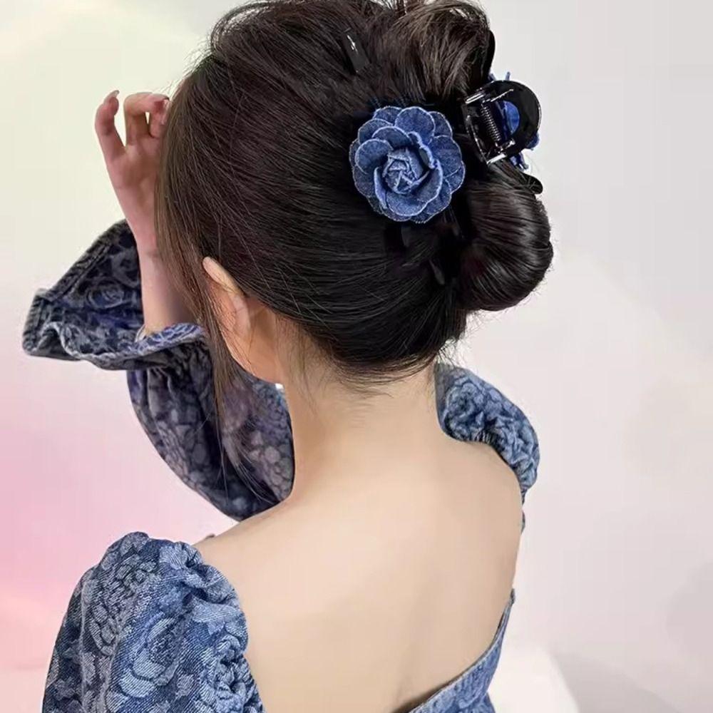 Korean Style Camellia Hairpin Cloth Rose Hair Claw Simple Simulation Flower Hair Clip Holiday
Korean Style Camellia Hairpin Cloth Rose Hair Claw Simple Simulation Flower Hair Clip Holiday