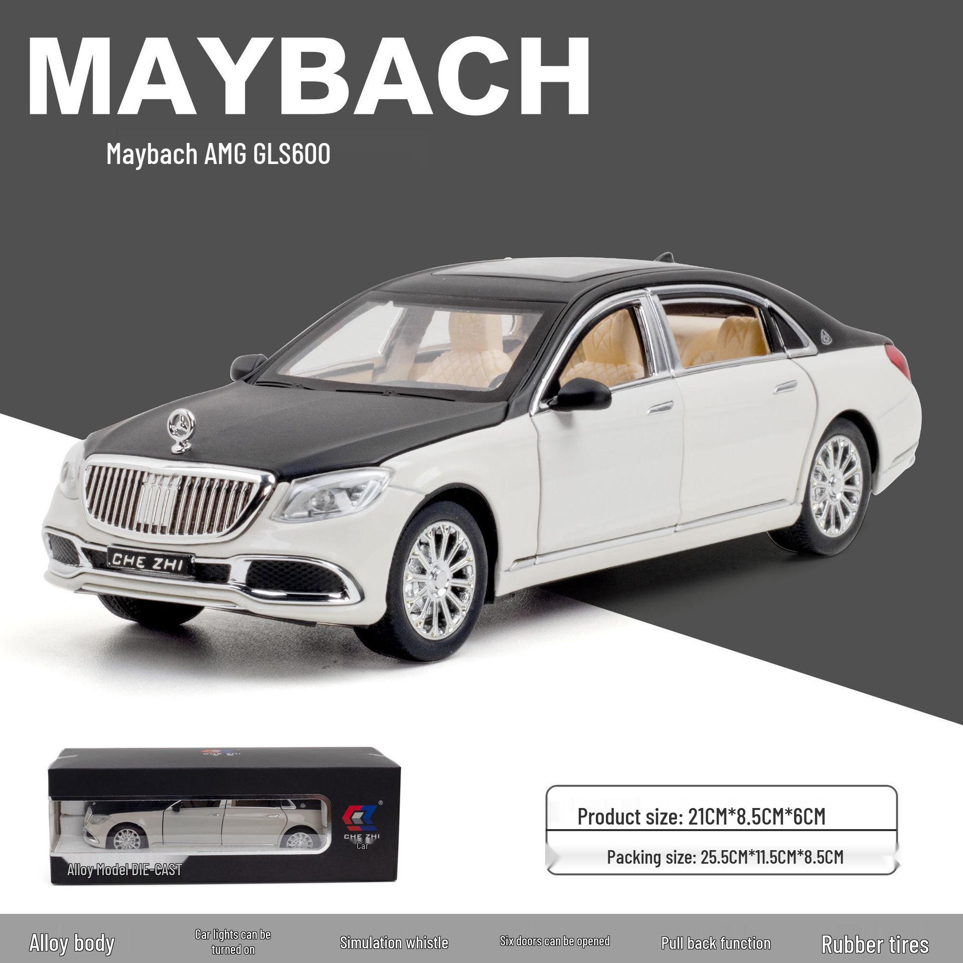 1:24 Модель автомобиля из сплава Mercedes-Benz Maybach S680
1:24 Модель автомобиля из сплава Mercedes-Benz Maybach S680