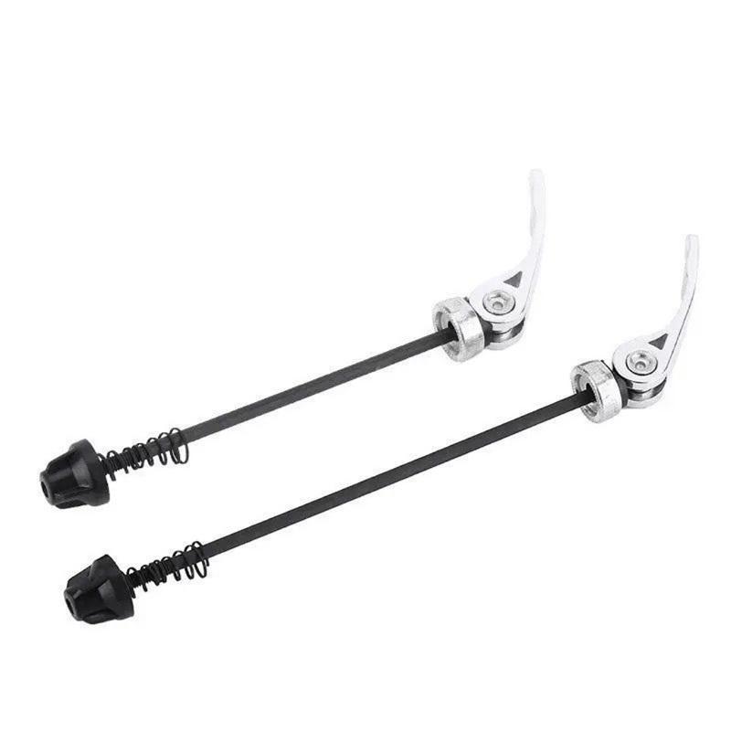 MTB Road Bike Quick Release Skewers Set, Front 145mm + Rear 180mm, 4.5mm Axle – 6 Colors Available
MTB Road Bike Quick Release Skewers Set, Front 145mm + Rear 180mm, 4.5mm Axle – 6 Colors Available